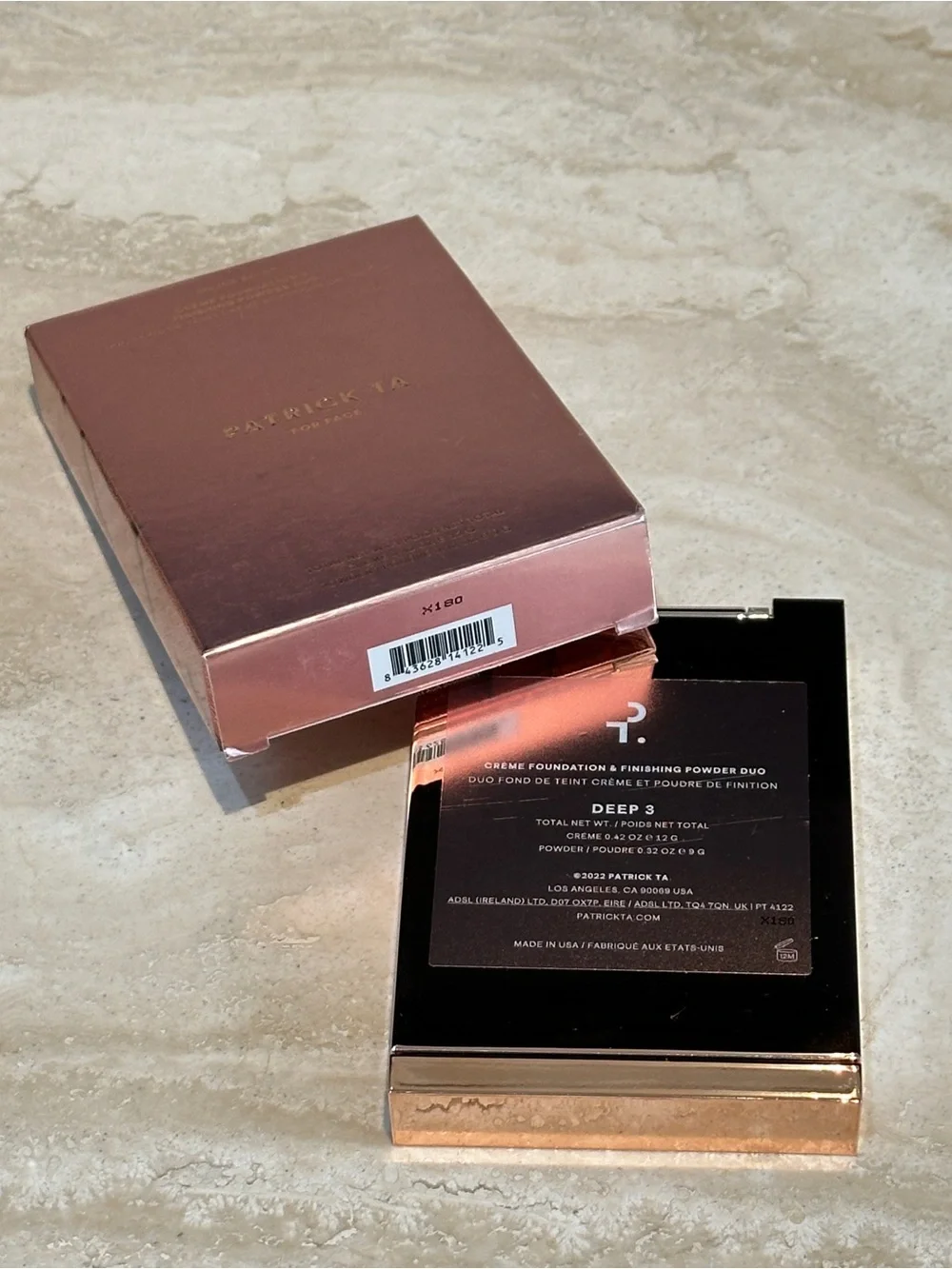 Patrick Ta Major Skin Crème Foundation & Finishing Powder Duo - Deep 3